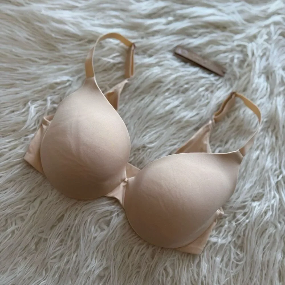 Skims Smoothing Intimates Full Coverage Lightly Lined Bra Sand Size 32D - Picture 2 of 5